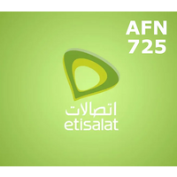Etisalat 725 AFN Mobile Top-up AF