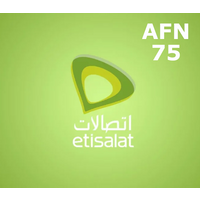 Etisalat 75 AFN Mobile Top-up AF