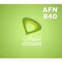 Etisalat 840 AFN Mobile Top-up AF