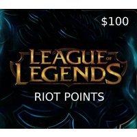 League of Legends 100 USD Prepaid RP Card US