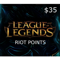 League of Legends 35 USD Prepaid RP Card US