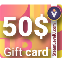 SteamLevelU 50 USD Gift Card