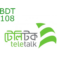 Teletalk 108 BDT Mobile Top-up BD