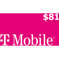 T-Mobile $81 Mobile Top-up US