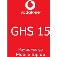 Vodafone 15 GHS Mobile Top-up GH