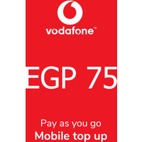 Vodafone 75 EGP Mobile Top-up EG