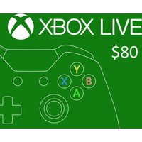 XBOX Live $80 Prepaid Card US