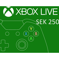 XBOX Live 250 SEK Prepaid Card SE