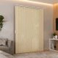 Persiana Vertical Em Pvc Crisdan Largura 1,80 X 1,60 Altura Bege
