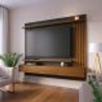 Painel de TV até 70 Polegadas Juriti Noce Milano e Preto