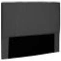 Cabeceira Arizona Para Cama Box Solteiro 90 cm Suede Preto - D'Rossi