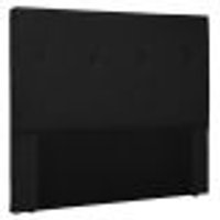 Cabeceira Estofada Cama Box Casal King Size Aquilla 195cm Corano Preto - Desk Design
