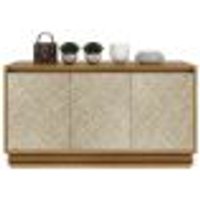 Balcao Buffet 03 Portas 160cm BB2611 Natural Palha Tecno Mobili