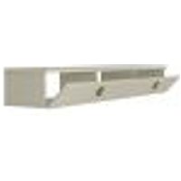 Rack Suspenso para TV até 55 Polegadas Line 2 Portas Off White 160 cm