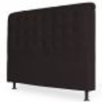 Cabeceira Estofada Cama Box Casal Louise 140cm Corano Marrom Cacau - Desk Design