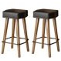 2 Banquetas Alta com Encosto para Bar Cozinha MOBLAN decor