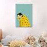 Quadro Infantil Cartoon Onça 60x43 Sem Moldura