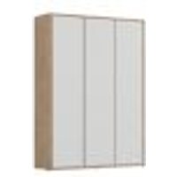 Guarda-Roupa Infantil Wood 3 Portas 3 Gavetas Branco e Carvalho Treviso