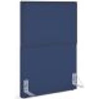 Cabeceira Cama Box Solteiro Com Tachas 100 cm Vicenza L02 Suede Azul Marinho - Lyam Decor