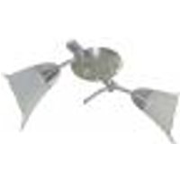 Lustre Luminária no trilho de teto com 02 hastes com 02 vidros Tulipa - Para 02 lâmpadas Padrão E27 Bivolt 110v / 220v