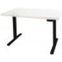 MESA COM REGULAGEM 1,20x70 PRETO COM TAMPO _ANCO