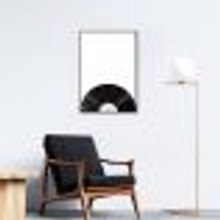 Quadro Disco de Vinil 43x30 Filete Marrom