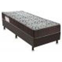 Cama Box Cori I com Colchão Solteiro Espuma D45 Iso (18x88x188) Marrom