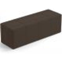 Puff Decorativo Living Sala de Estar 140 cm Roma W01 Suede Marrom - Lyam