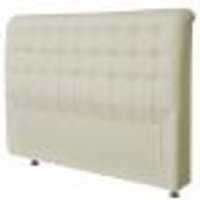 Cabeceira Solteiro Imperatriz 90 CM Suede Bege - D A Decor
