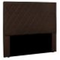 Cabeceira Casal 1,40m Córdoba Suede Marrom - Pallazio