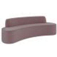 Sofá 3 Lugares para Sala de Estar Living 210cm Koane D06 Veludo Rosa - Mpozenato