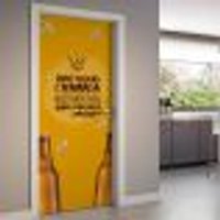 Adesivo de Porta Uma Paixão Chamada Cerveja-83X210Cm
