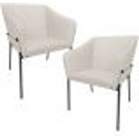 Kit 2 Cadeiras Para Sala de Jantar Estar Living OlÃvia L02 Linho Cru - Lyam Decor