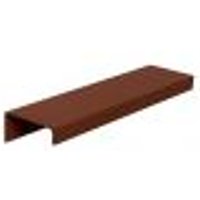 Kit 20 Puxadores para Móveis Clean Reto AlumÃnio Cobre 125mm Aluminium Decor