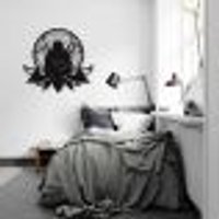 Quadro Escultura Buda Gordinho Medita Om Lotus 90x83 Preto