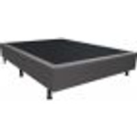 Base Box para Cama Viúva 128x188cm Liz S05 Sintético Cinza - Mpozenato