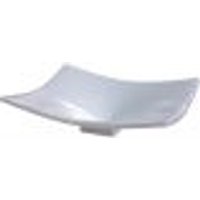 Cuba de Apoio Para Banheiro Lavabo C01 Folha F44 Branco - Lyam Decor
