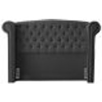 Cabeceira Cama Box Casal Queen Size Adelle 160cm Com Frame Veludo Cinza - Desk Design
