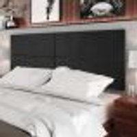 Cabeceira Estofada Suede Para Cama Box Casal Queen 1,60 Capri - Preto - Lojas RPM