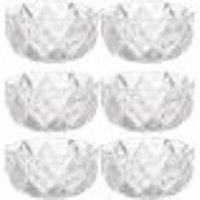 Conjunto de Potes de Sobremesa 6pçs Lyor 270ml Bowls de Cristal de Chumbo Deli Diamond