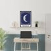 Quadro The Moon Tarot 100x70 Caixa Preto