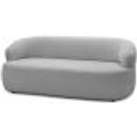 Sofá 3 Lugares Orgânico Sala de Estar Living 170cm Carmen F04 Bouclê Cinza - Lyam Decor