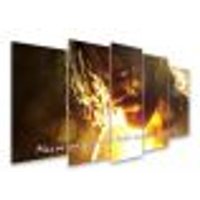 Kit Quadro Decorativo Religioso Para Sala de Estar 158x90cm A37 - Pallazio