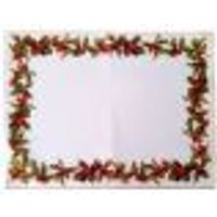 Jogo 2 Lugar Americano mesa premium decorado 50x37 Cereja