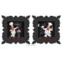Quadros Decorativos Cozinha Gourmet Preto Par