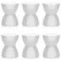 Conjunto com 6 Bancos | Banquetas Hydro Branco