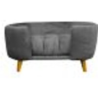Cama Pet Poltrona Hannah Luxo Suede Cinza - SSX Multicoisas