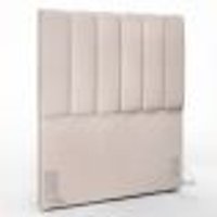 Cabeceira Cama Box Painel Solteiro 100 cm Dália W01 Linho Cru - Lyam Decor