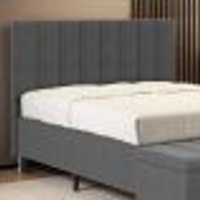 Cabeceira Nashira 195 para Cama King Z-008 Sued Cinza Aradecor