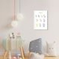 Quadro Infantil Números 86x60 Caixa Branco